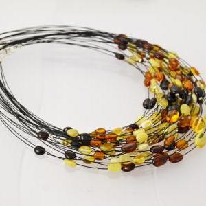 Wholesale Baltic Amber Necklace Jewelry (0001)