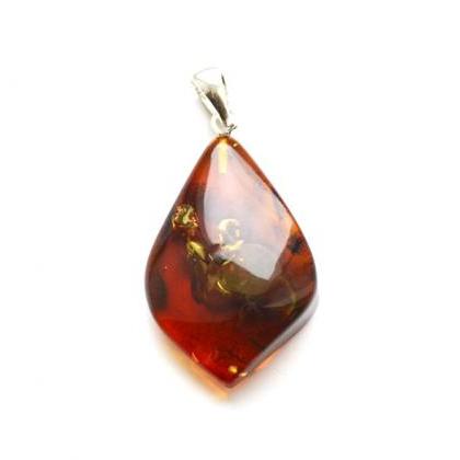 Drop Baltic Amber Pendant For Women Jewelry Shop,..
