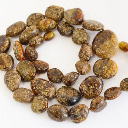 Raw Baltic Amber Healing Necklace. Healing Amber...
