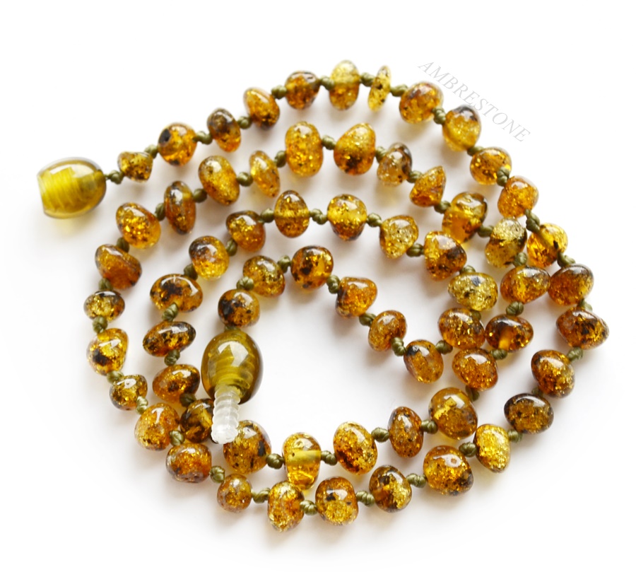Teething Amber Necklace For Babies | Teething Jewelry | 2112 | Ambrestone