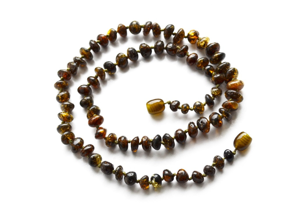 Baltic Amber Necklace For Adults, Adults Necklace, Flat Polished Amber, Made With Genuine Amber, Amber Jewelry, Gift, 1800